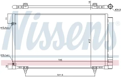 NISSENS 940497 Klıma Radyatoru 