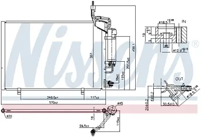 NISSENS 940527 Klıma Radyatoru C1B119710EB