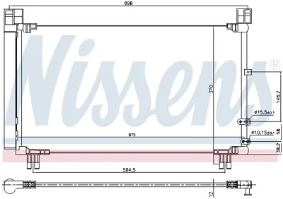 NISSENS 940572 Klıma Radyatoru 