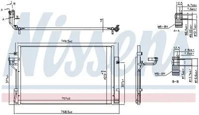 NISSENS 940621 Klıma Radyatoru 976062M501