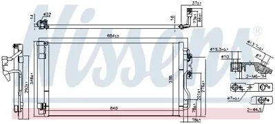 NISSENS 940628 Klıma Radyatoru 64509335364