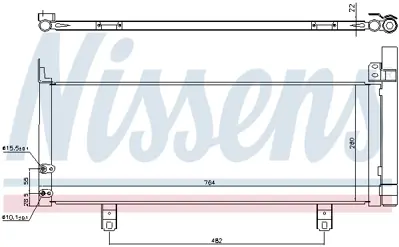 NISSENS 940639 Klıma Radyatoru 8846033130