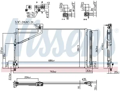 NISSENS 940657 Klıma Radyatoru Slk-Class R171 04>11 A1715000354