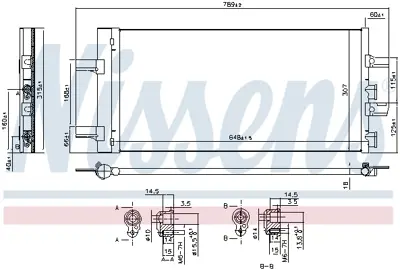 NISSENS 940686 Klıma Radyatoru Bmw F45 F46  X1 F48  X2 F39 Mını F60 9271207