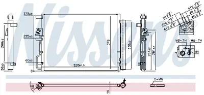 NISSENS 940771 Klıma Radyatoru 97606D3010