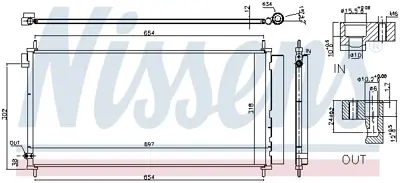 NISSENS 941038 Klıma Radyatoru 8845002530