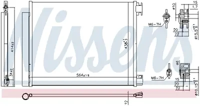 NISSENS 941060 Klıma Radyatoru 921008540R