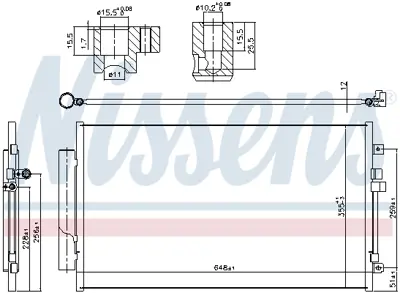 NISSENS 941064 Klıma Radyatoru 