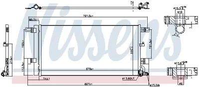 NISSENS 941076 Klıma Radyatoru 8W0816421C 8W0816421M