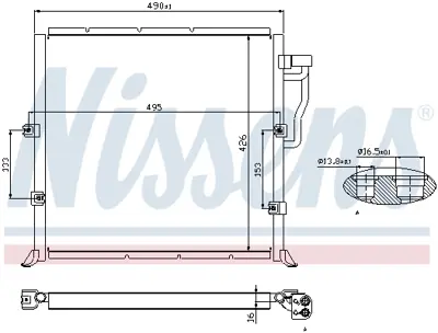 NISSENS 94157 Klıma Radyatoru 8398181