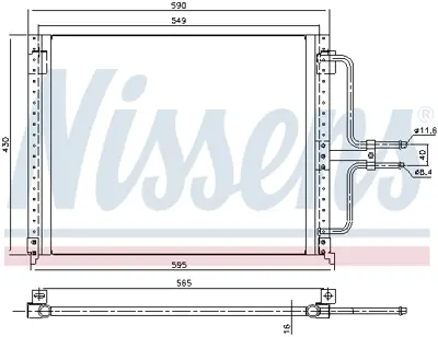 NISSENS 94201 Klıma Radyatoru 7701038395