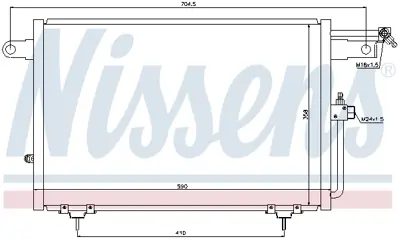 NISSENS 94213 Klıma Radyatoru 8A0010126P