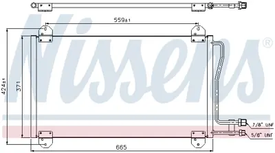 NISSENS 94225 Klıma Radyatoru Mercedes Sprınter 901>905 95>06 K5132357AA