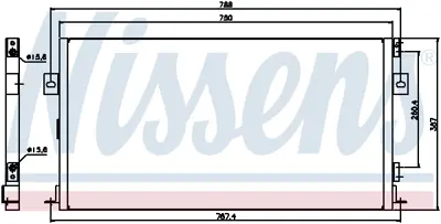 NISSENS 94268 Klıma Radyatoru 