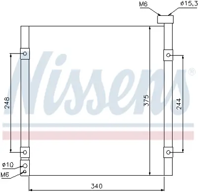 NISSENS 94290 Klıma Radyatoru JRB100780