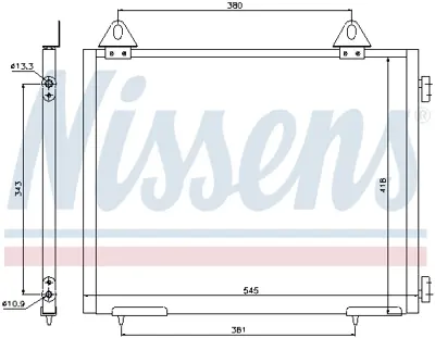 NISSENS 94327 Klıma Radyatoru Land Rover Freelander I 98>06 AWR5796