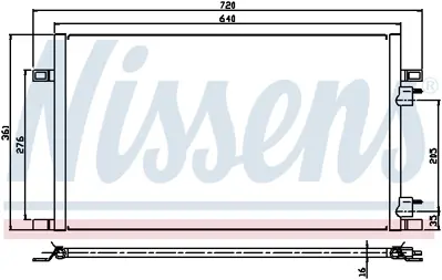 NISSENS 94386 Klıma Radyatoru 7701045346
