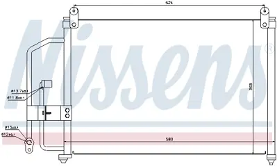 NISSENS 94412 Klıma Radyatoru 96303204