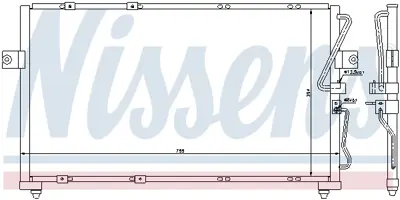 NISSENS 94418 Klıma Radyatoru OK53E61481A