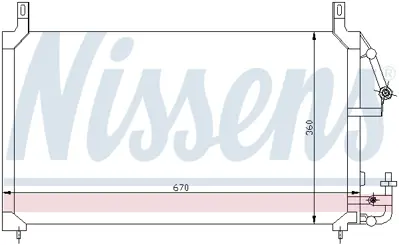 NISSENS 94424 Klıma Radyatoru 96265216