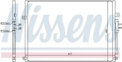 NISSENS 94464 Klıma Radyatoru Jeep Grand Cherokee Iı 99>05 V8505918AA