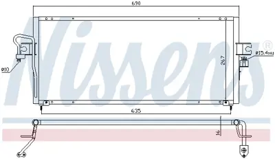 NISSENS 94494 Klıma Radyatoru 921108B800