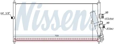 NISSENS 94521 Klıma Radyatoru 92100BV000