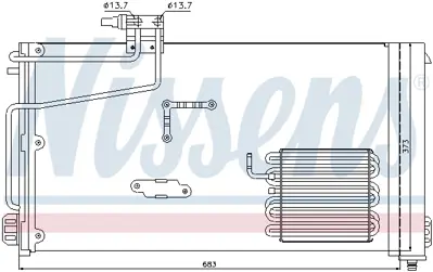 NISSENS 94545 Klıma Radyatoru W203 00>07 Cl203 02>08 S203 01>07 C209 02>09 R230 06>12 A2035001354