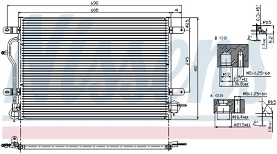 NISSENS 94583 Klıma Radyatoru Audı A4 A6 1,8t 1,9tdı / 2,5tdı 01>06 8E0260403B