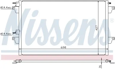 NISSENS 94627 Klıma Radyatoru 8200033733