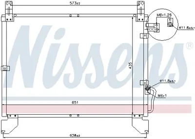 NISSENS 94642 Klıma Radyatoru 6840008001