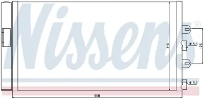 NISSENS 94669 Klıma Radyatoru 6001070971