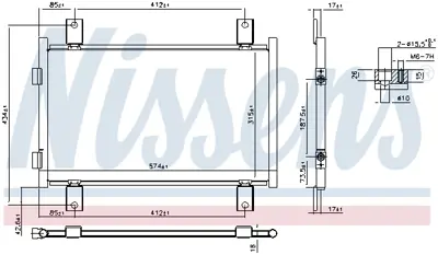 NISSENS 94712 Klıma Radyatoru 6455CG