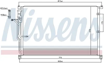 NISSENS 94724 Klıma Radyatoru 4E0260403K
