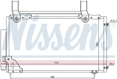 NISSENS 94735 Klıma Radyatoru 80100S7A962