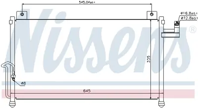 NISSENS 94742 Klıma Radyatoru C1Y06148ZA