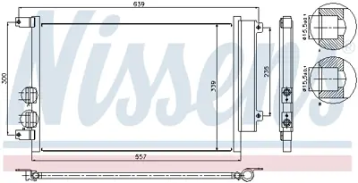 NISSENS 94744 Klıma Radyatoru 