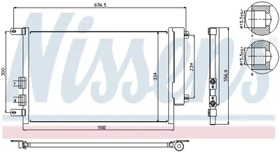 NISSENS 94746 Klıma Radyatoru 
