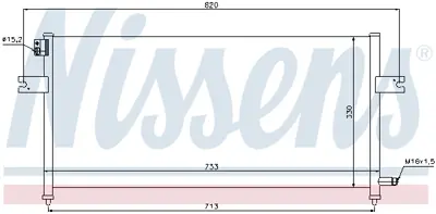 NISSENS 94759 Klıma Radyatoru 92110VK610