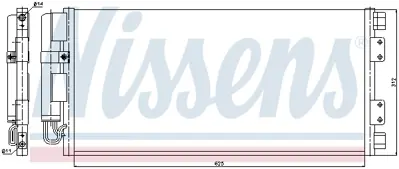 NISSENS 94781 Klıma Radyatoru Land Rover Freelander 1.8 2.0 98>06 JRB500080