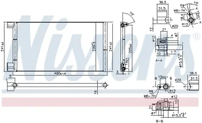 NISSENS 94785 Klıma Radyatoru K46799739