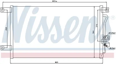 NISSENS 94790 Klıma Radyatoru MR398788