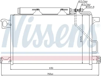 NISSENS 94794 Klıma Radyatoru W203 02>07 Cl203 02>08 S203 03>07 C209 02>09 A209 03>10 A2035000854