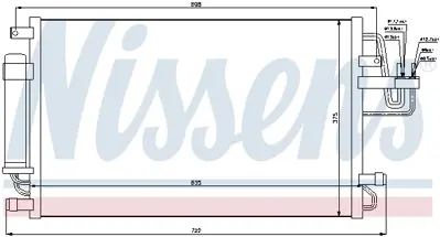 NISSENS 94801 Klıma Radyatoru 976062E100