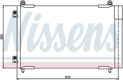 NISSENS 94837 Klıma Radyatoru 96483015