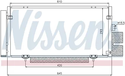 NISSENS 94885 Klıma Radyatoru 73210AG000
