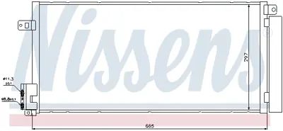 NISSENS 94899 Klıma Radyatoru Corsa D 13> Grande Punto 1.4 Bravo Iı 1.4 1.6jtd 1.9d 95514601