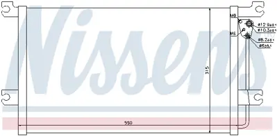 NISSENS 94900 Klıma Radyatoru MR360495