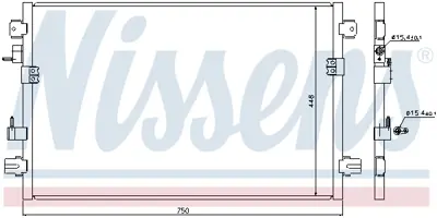 NISSENS 94906 Klıma Radyatoru Chrysler Pacıfıca 3.5 03>06 
