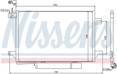 NISSENS 94910 Klıma Radyatoru A-Class W169 04>12 B-Class W245 05>11 A1695001254